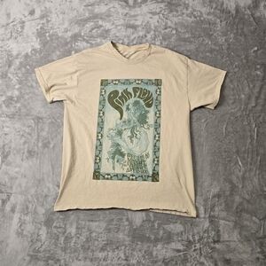 Pink Floyd Vintage Graphic Tee - Beige and Blue
